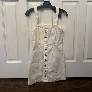 Forever 21 White Denim Dress